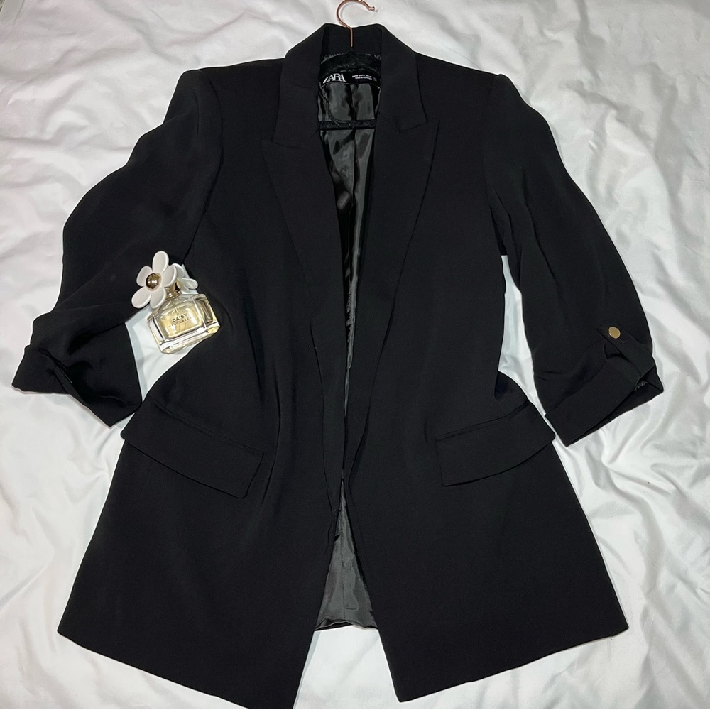 Classic Black Women's Blazer Jacket